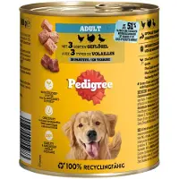 Pedigree Classic 12 x 800 g - Fjerkræ i paté