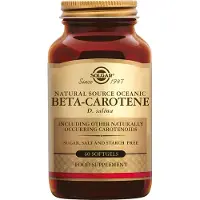 Solgar , Naturligt udtrukket Oceanisk Beta-Karoten, 90 Softgels
