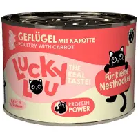 Lucky Lou Lifestage Kitten 6 x 200 g - Fjerkræ