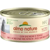 Almo nature Økonomipakke: HFC Complete Kitten 24 x 70 g - Laks med tun