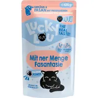 Lucky Lou Økonomipakke Voksen 48 x 125 g - Fjerkræ og fasan