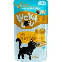 Lucky Lou Voksen 16 x 125 g - Fjerkræ og fasan