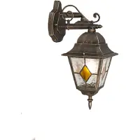 QAZQA Smart Vintage Udendørs Væghængt Lanterne Bronze inkl. Wifi A60 - Antigua
