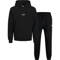 Jack & Jones Sweatshirt 'JJESOHO' sort / hvid