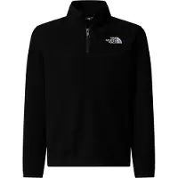 The North Face Fleecetrøje - Glacier - 1/4 Zip - Sort - - 10 år (140) - Fleecejakke