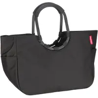 Reisenthel loopshopper L, Etui, Sort, Aluminium, Polyester, Monokromatisk, 25 L, 460 mm