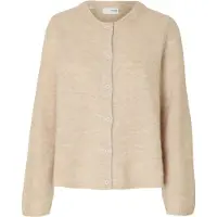 Selected Cardigan 'SLFLulu' beige-meleret