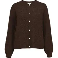 Object Cardigan 'OBJFlora' mørkebrun