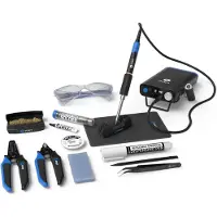 Ifixit Fixhub Power Series loddeværktøjssæt (sort/blå, 100 watt, USB-C, power station)