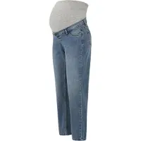 Mamalicious Jeans 'MLALBERTE' blue denim / lysegrå