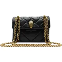 Kurt Geiger Kurt Geigertil kvinder. 1470805109 Mini Kensington læder taske sort (OSFA), Casual