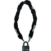 ABUS 37RK/70 + 14KS låsekæde-kombination 37RK/70/14KS 150CM SORT