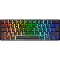 Deltaco DK470 60% mekanisk tastatur, lubed hot-swap KTT switches