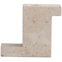 101 Copenhagen Brick lysestage kalksten 10,5x12,5 cm Kalksten