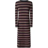 Pepe Jeans Pepe Jeanstil kvinder. PL9537715 Clarisse-kjole marineblå (XS), Casual, Viscose, Lange ærmer