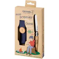 Opinel - Knive og værktøj - Coffret T7 Mon Premier Hetre et Etui til Unisex - Blå