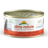 Almo nature Økonomipakke HFC Complete 24 x 70 g - Lachs und Thunfisch mit Karotte
