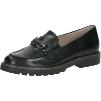 Caprice Slipper, black, made of Leather, Size 36