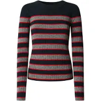 Pepe Jeans Pepe Jeanstil kvinder. PL7000006 Clarisse marineblå trøje (XS), Casual, Viscose
