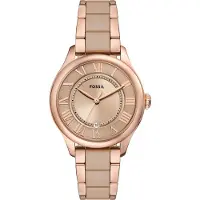 Fossil Analogt ur 'GILMORE' rosa guld / sort