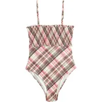 Next Badedragt grøn / pink / hvid