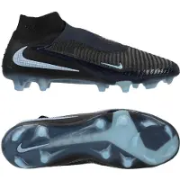 Nike Phantom 6 Elite High Cut FG Shadow - Sort/Blå - Græs (FG), størrelse 36