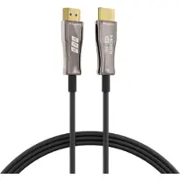 EFB Elektronik HDMI-20-00007, 10 m, HDMI Type A (Standard), HDMI Type A (Standard), 3D, 18 Gbit/sek., Sort, Rustfrit stål