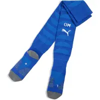 Puma Olympique de Marseille 25/26 Socks Men, Clothing, Vivid Blue/White, 43-46