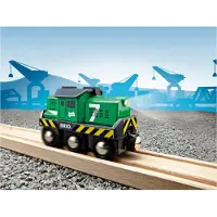 BRIO World Batteridrevet Fragtlokomotiv 33214 - - OneSize - Tog