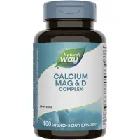 Nature'S Way , Calcium Mag & D Kompleks, 100 Kapsler