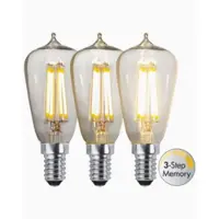 Star Trading LED pære Mini Edison E14 3-trinns Dæmpbar