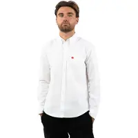 HUGO Evito 10206255 Red Skjorte Med Lange ærmer