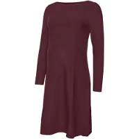 Vero moda Maternity Strikkjole merlot