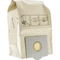 Haneström Støvsugerposer, papir, 5stk.