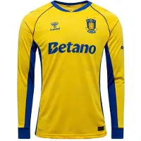 Hummel Brøndby IF Hjemmebanetrøje 2025/26 Lange Ærmer - , størrelse X-Small