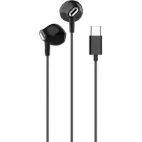 Puro PUIPHF34USBCBLK, Ledningsført, Opkald/musik, 20 g, Headset, Sort