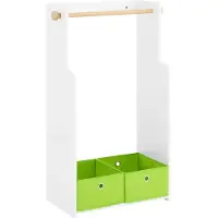 SoBuy børnegarderobe med hylder og knager