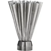House Doctor Flood vase Ø23 cm Børstet sølv