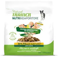 NATURAL TRAINER Økonomipakke NutrInsaporitore Frysetørrede Toppers Adult 7 x 120 g – Kylling