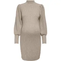 ONLY Maternity Strikkjole 'OLMKATIA' beige