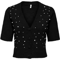 ONLY Cardigan 'ONLRene' sort / hvid
