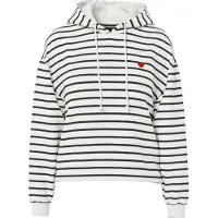 Pieces Chilli Stripes Hættetrøje
