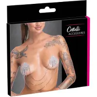 Cottelli Nipple Stickers Square Silver