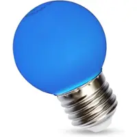 Spectrum LED Blå E27 LED globelampe 1W 230V