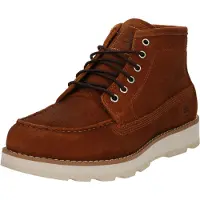 Timberland Timberlandtil mænd. TB0A6CEPEIZ1 Britton Mills Chukka Læder Ankelstøvler brun (47.5), Fast, Blonder, Casual, Udendørs