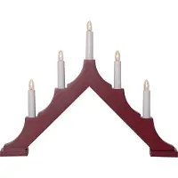 Star Trading Ljusstake Alma Rød 44cm
