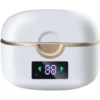 INF Trådløse Bluetooth 5.0 Dobbelt Dynamic Speaker høretelefoner White