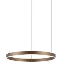 QAZQA Design Pendellampe Mørk Bronze 3-Trins Dæmpbar - Titmus