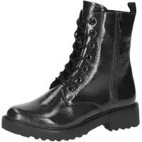 Caprice Bootie, black, made of Leather with Block heel, Size 42