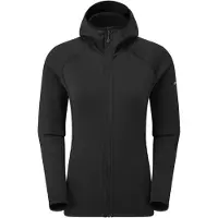 Montane F Fury Hoodie, fleecetrøje, dame, sort